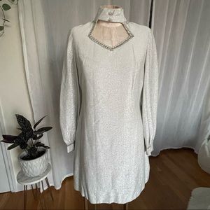 Vintage Keyhole Mini Dress